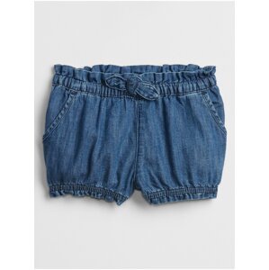 Modré holčičí baby kraťasy denim bubble shorts