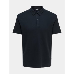 Tmavě modré polo tričko ONLY & SONS Salf