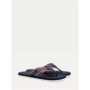 Tmavě modré pánské žabky Tommy Hilfiger Footbed Beach Sandal