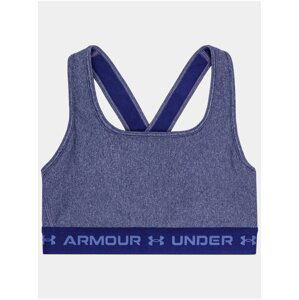 Podprsenka Under Armour Crossback Mid Heather Bra - modrá