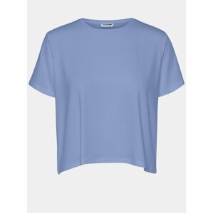 Modré volné basic tričko Noisy May Elly