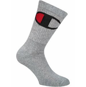 CREW SOCKS ROCHESTER BIG C - Vyšší módní sportovní ponožky 1 pár - šedá