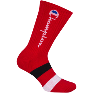 CREW SOCKS ROCHESTER AUTHENTIC - 1 pár Champion vyšších sportovních ponožek - červená