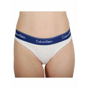 Dámská tanga Calvin Klein šedá