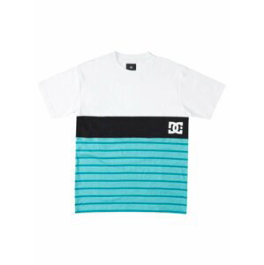Dc CREW UP 211 white pánské triko s krátkým rukávem - modrá