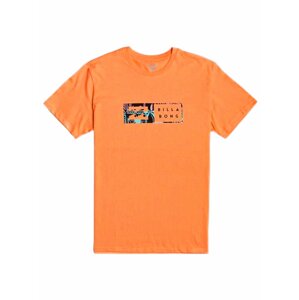 Billabong INVERSED DUSTY ORANGE pánské triko s krátkým rukávem - oranžová