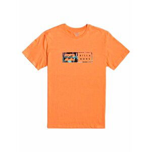 Billabong INVERSED DUSTY ORANGE pánské triko s krátkým rukávem - oranžová