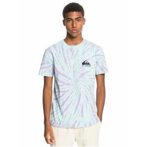 Quiksilver SLOW LIGHT BLUE TINT pánské triko s krátkým rukávem - modrá