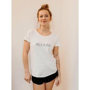 Bílé dámské tričko ZOOT Original Dělej si, co chceš