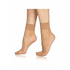 Sada dvou párů silonkových matných ponožek v tělové barvě Bellinda DIE PASST SOCKS