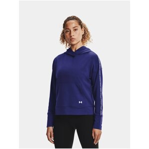 Mikina Under Armour UA Rival Terry Taped Hoodie - modrá