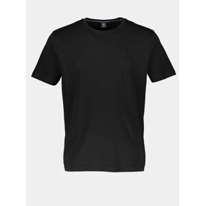 Černé pánské basic tričko LERROS