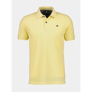 Žluté pánské basic polo tričko LERROS