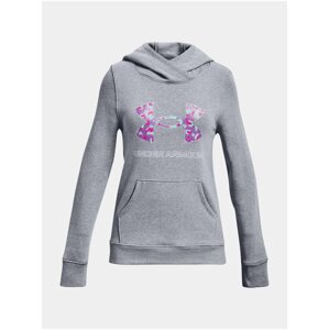 Mikina Under Armour Rival Fleece Logo Hoodie - šedá