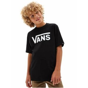 Vans CLASSIC black/white dětské triko s krátkým rukávem - černá