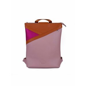 Hnědo-růžový dámský batoh Vuch Vanda