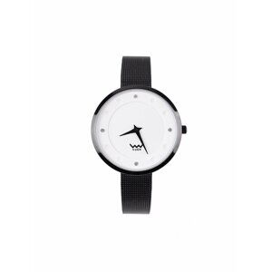 Dámské hodinky s nerezovým páskem v černé barvě Vuch Tosie