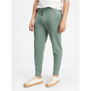 Zelené pánské tepláky GAP Logo modern joggers