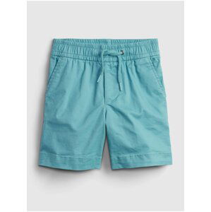 Modré klučičí dětské kraťasy easy pull-on shorts with Washwell