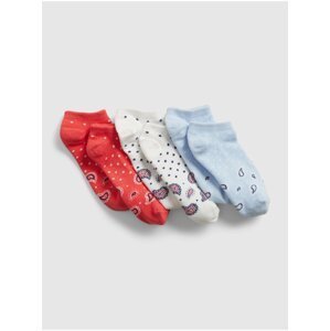 Barevné holčičí dětské ponožky printed socks,3 páry