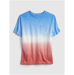 Barevné klučičí dětské tričko GAP pocket wash effect t-shirt