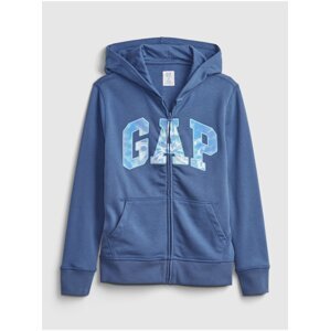 Modrá klučičí dětská mikina GAP Logo hoodie