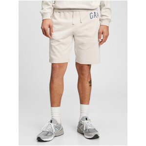 Šedé pánské kraťasy GAP Logo arch shorts