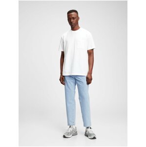 Modré pánské džíny straight jeans with GapFlex
