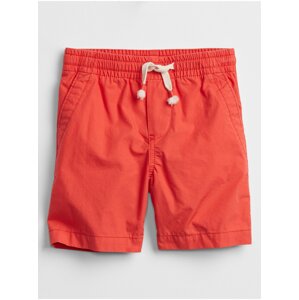 Červené klučičí dětské kraťasy pull-on shorts with Washwell