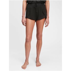 Černé dámské pyžamo vé kraťasy adult truesleep tulip pj shorts in tencel modal GAP