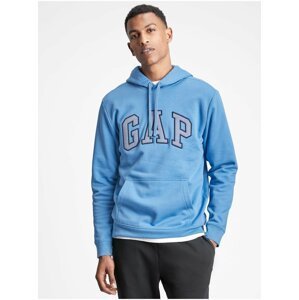 Modrá pánská mikina GAP Logo hoodie