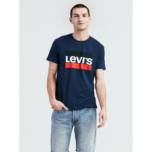 Tmavě modré pánské tričko s potiskem Levi's®