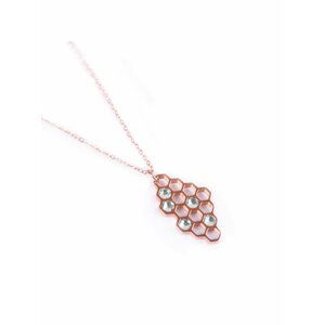 Dámský náhrdelník v růžovozlaté barvě Vuch Bee