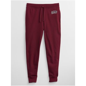 Vínové pánské tepláky GAP Logo modern joggers