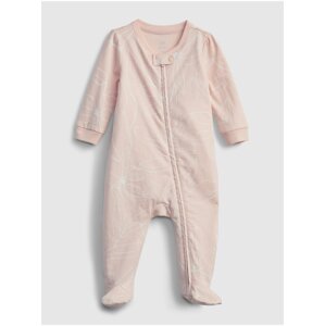 Béžový holčičí baby overal 100% organic cotton one-piece