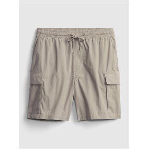 Šedé pánské kraťasy GAP Logo easy cargo shorts