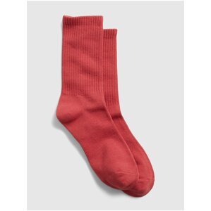 Červené pánské ponožky athletic crew socks