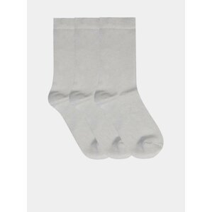 Sada tří párů šedých ponožek M&Co