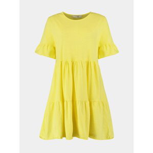 Žluté volné šaty Hailys