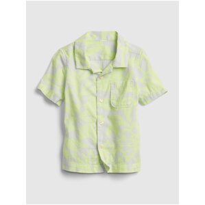 Zelená klučičí dětská košile shirt GAP