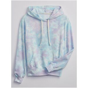 Modrá dámská mikina novelty pocket hoodie GAP