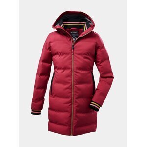 Červený holčičí zimní voděodolný kabát killtec