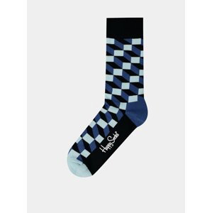 Modré pánské ponožky Happy Socks Filled Optic