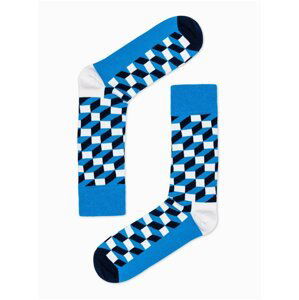 Pánské ponožky U84 - nebesky modrá