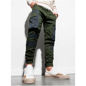 Pánské jogger kalhoty P998 - khaki