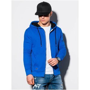Modrá pánská mikina Ombre Clothing B1223