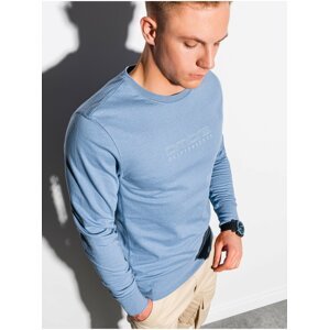 Světle modrá pánská mikina Ombre Clothing  B1160