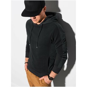 Černá pánská mikina Ombre Clothing B1155