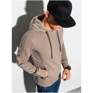 Světle hnědá pánská mikina Ombre Clothing  B1155