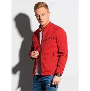 Červená pánská lehká bunda Ombre Clothing  C480